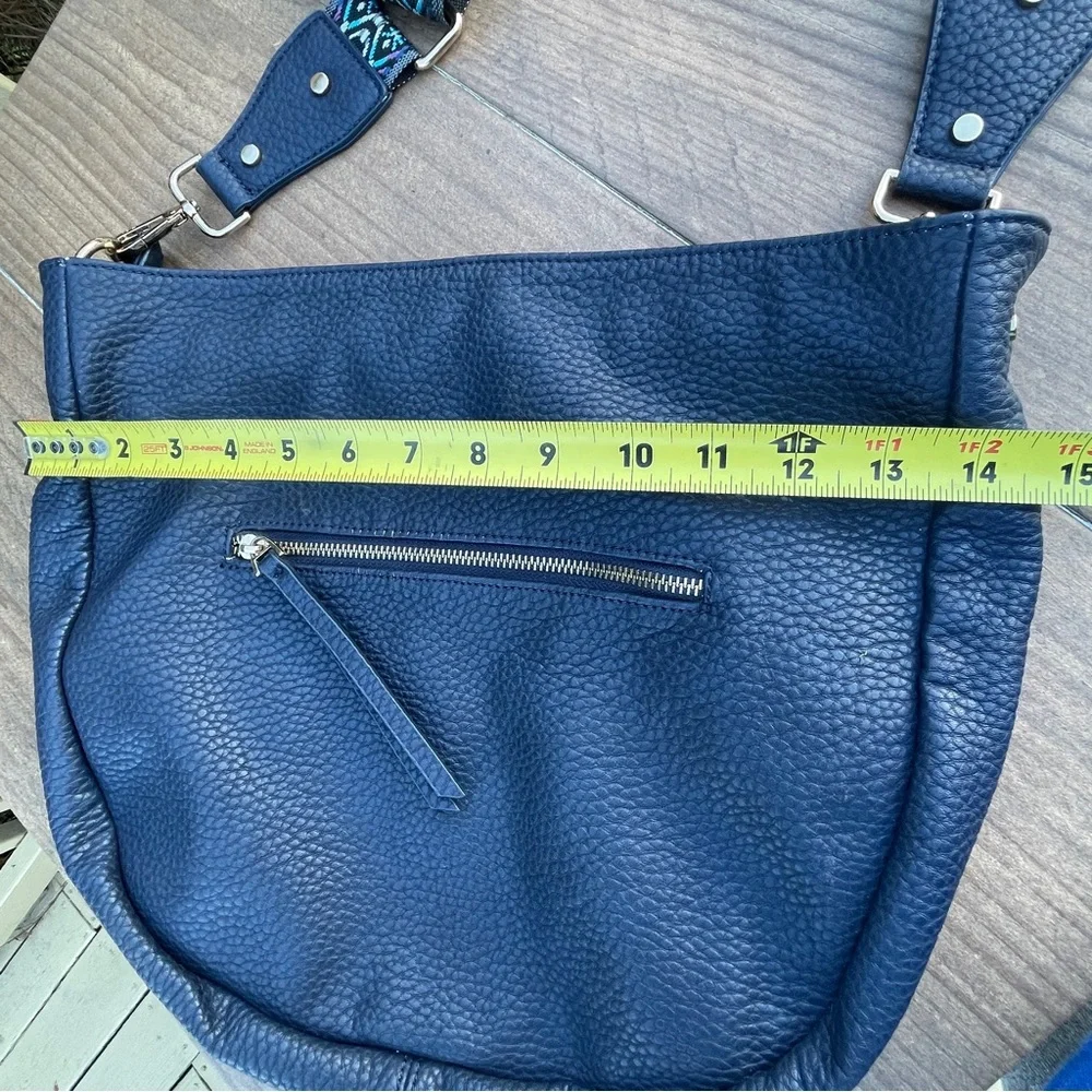 Shiraleah Blue Hobo Crossbody Bag Purse EUC